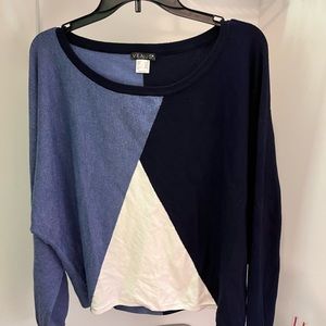 Venus color blocked sweater Size M
